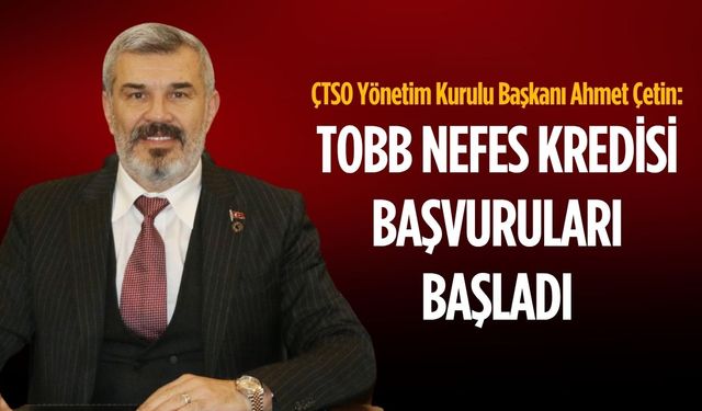 TOBB Nefes Kredisi başvuruları başladı