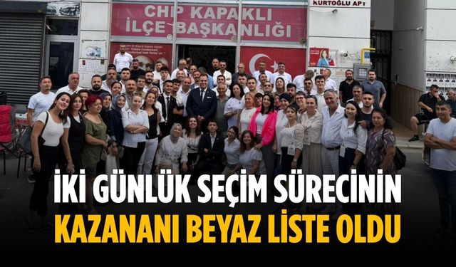 İki günlük seçim sürecinin kazananı Beyaz Liste oldu