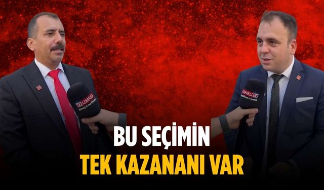 “Bu seçimin tek kazananı var”