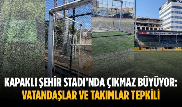Kapaklı Şehir Stadı’nda çıkmaz büyüyor: Vatandaşlar ve takımlar tepkili