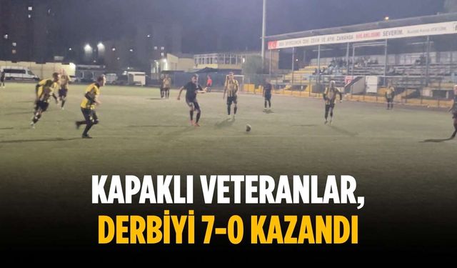 Kapaklı Veteranlar, derbiyi 7-0 kazandı