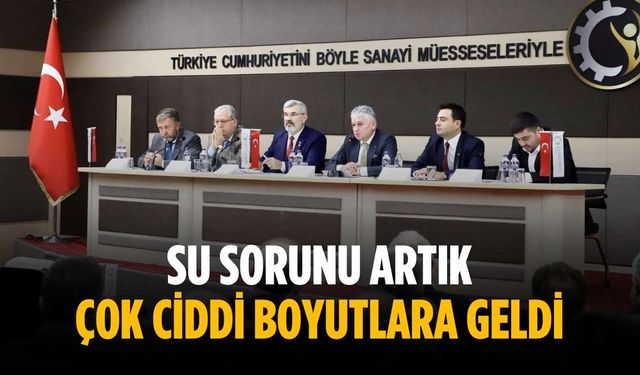 Su sorunu artık çok ciddi boyutlara geldi