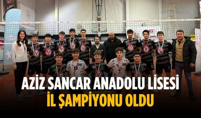 Aziz Sancar Anadolu Lisesi il şampiyonu oldu
