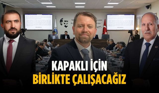 “Kapaklı için birlikte çalışacağız”