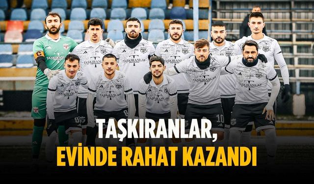 Taşkıranlar, evinde rahat kazandı