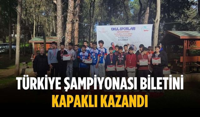 Türkiye Şampiyonası biletini Kapaklı kazandı