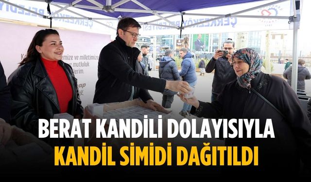 Berat Kandili dolayısıyla kandil simidi dağıtıldı