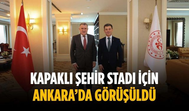 Kapaklı Şehir Stadı İçin Ankara’da görüşüldü