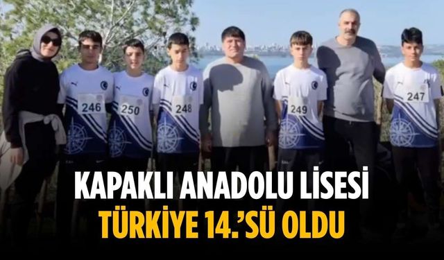 Kapaklı Anadolu Lisesi Türkiye 14.’sü oldu