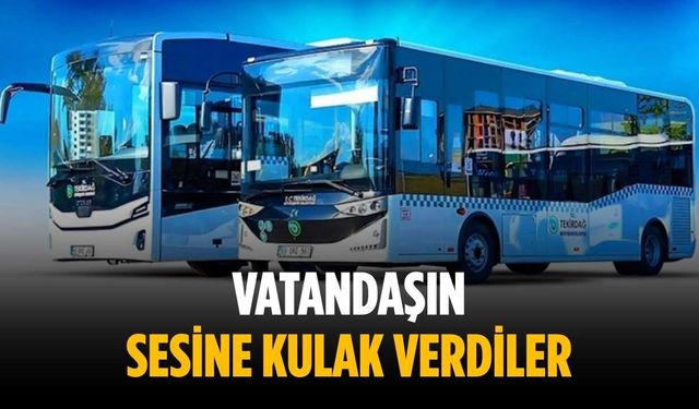 Vatandaşın sesine kulak verdiler