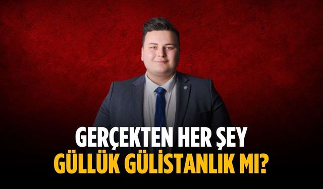 “Gerçekten her şey güllük gülistanlık mı?”