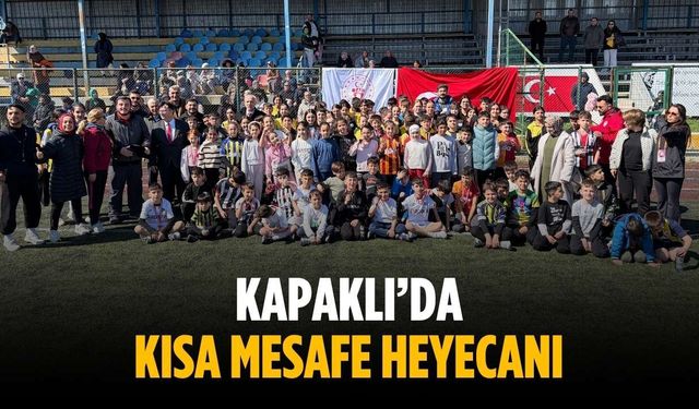 Kapaklı’da kısa mesafe heyecanı