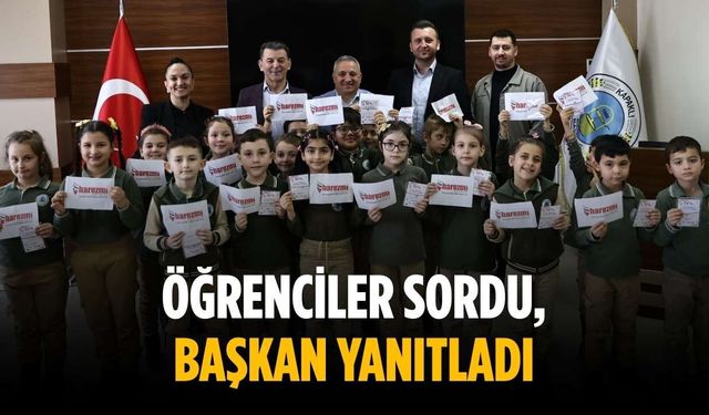 Öğrenciler sordu, başkan yanıtladı