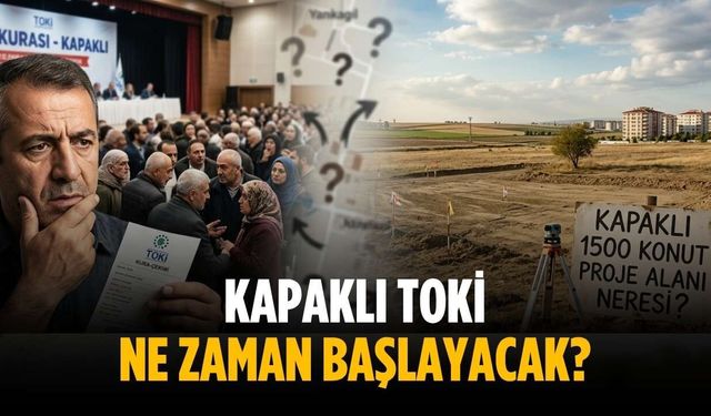 Kapaklı TOKİ ne zaman başlayacak?
