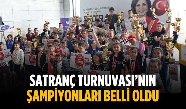 Satranç Turnuvası’nın şampiyonları belli oldu