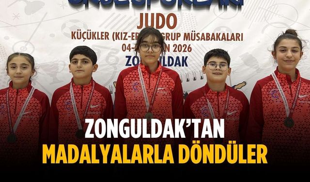 Zonguldak’tan madalyalarla döndüler