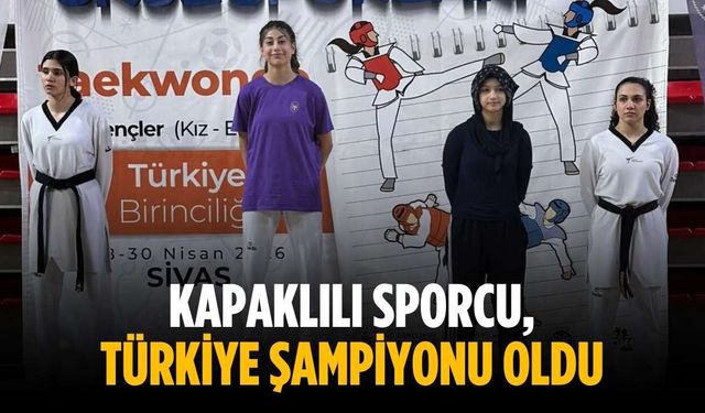 Kapaklılı sporcu, Türkiye Şampiyonu oldu