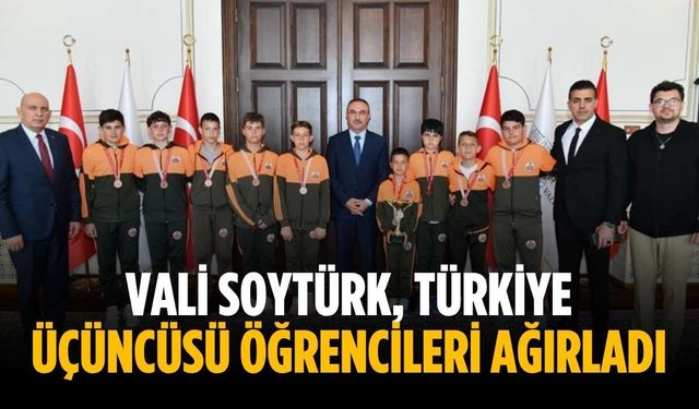 Vali Soytürk, Türkiye üçüncüsü öğrencileri ağırladı