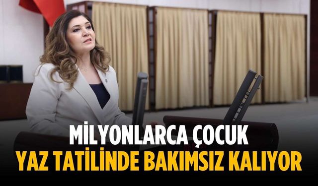 “Milyonlarca çocuk yaz tatilinde bakımsız kalıyor”