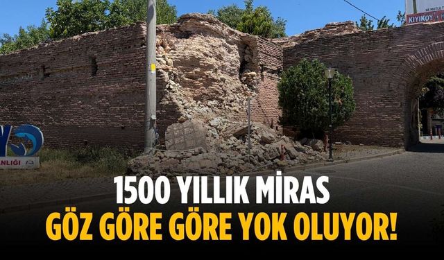1500 yıllık miras göz göre göre yok oluyor!