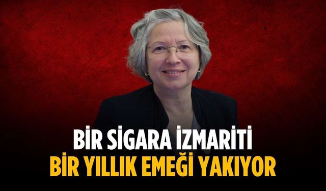 “Bir sigara izmariti bir yıllık emeği yakıyor”