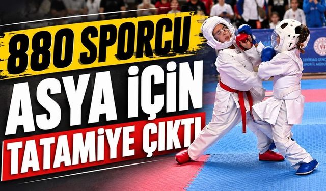 880 sporcu Asya için tatamiye çıktı