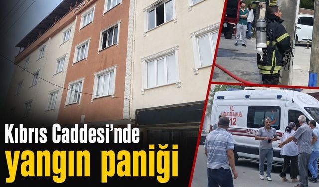 Kapaklı Kıbrıs Caddesi’nde yangın paniği