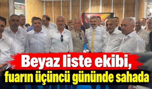 Beyaz listeden fuarda birlik mesajı: Seçim yol haritası cumartesi açıklanacak