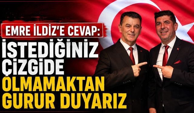 Emre İldiz'e cevap: İstediğiniz çizgide olmamaktan gurur duyarız