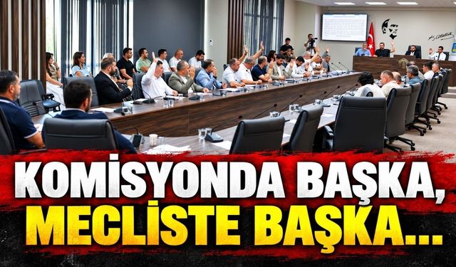 Komisyonda başka, mecliste başka...