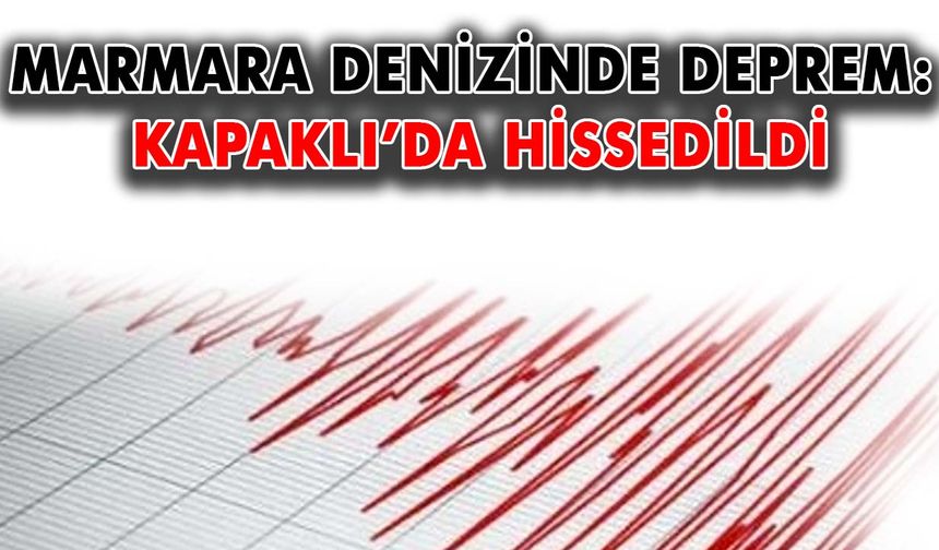 5.6 büyüklüğünde deprem meydana geldi