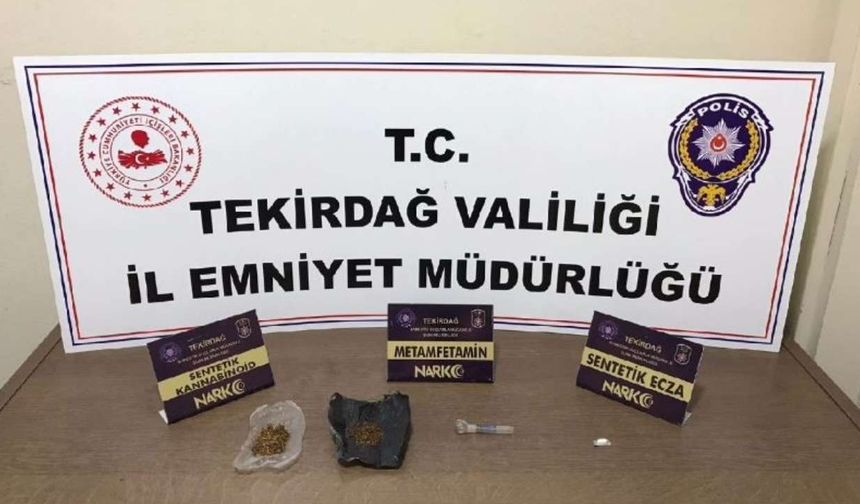 Üzerinde yasaklı madde ele geçirilen şahıslar yakalandı