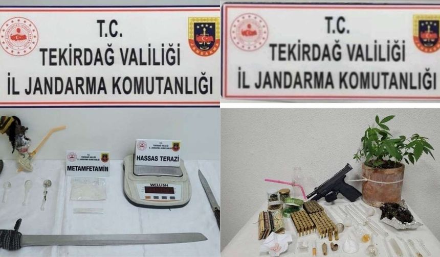 4 ilçede yasaklı madde ele geçirildi