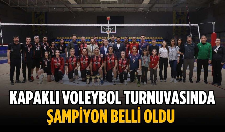Kapaklı Voleybol Turnuvasında şampiyon belli oldu