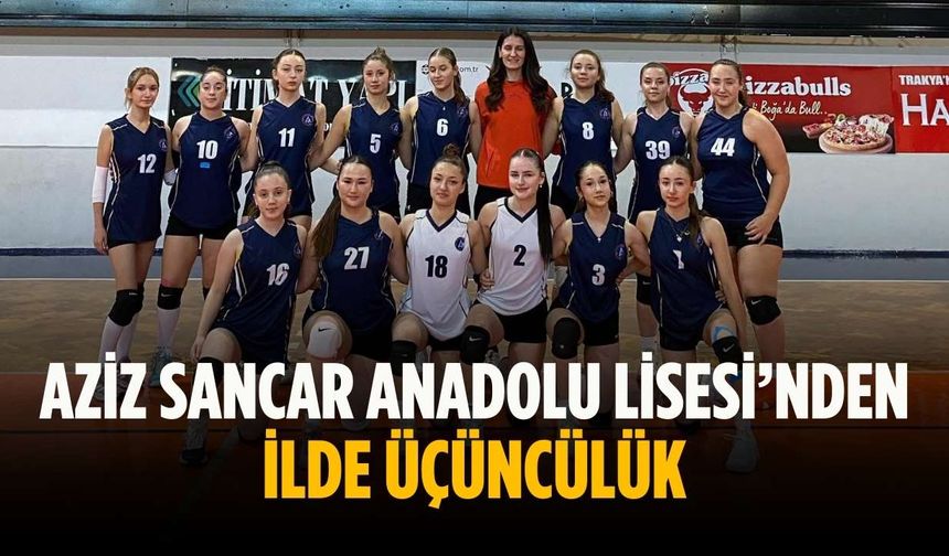 Aziz Sancar Anadolu Lisesi’nden ilde üçüncülük