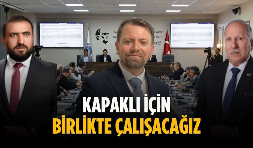 “Kapaklı için birlikte çalışacağız”