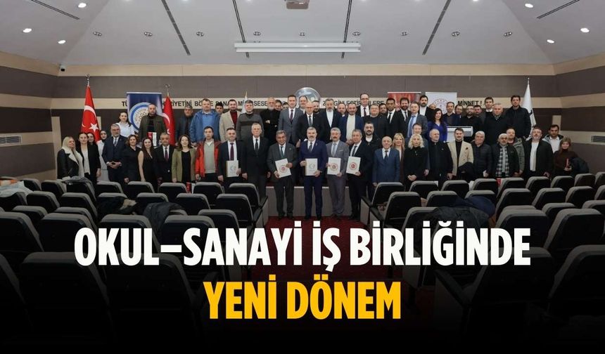 Okul–Sanayi iş birliğinde yeni dönem