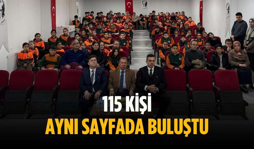 115 kişi aynı sayfada buluştu