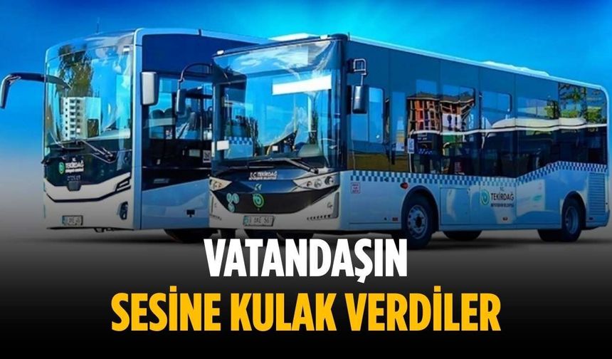 Vatandaşın sesine kulak verdiler