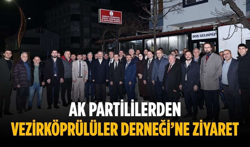 AK Partililerden Vezirköprülüler Derneği’ne ziyaret
