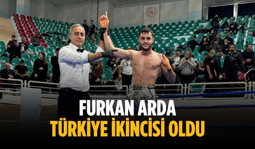 Furkan Arda Türkiye ikincisi oldu