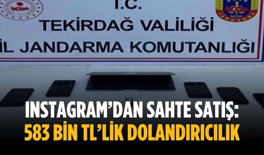 Instagram’dan sahte satış: 583 bin TL’lik dolandırıcılık