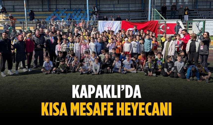 Kapaklı’da kısa mesafe heyecanı