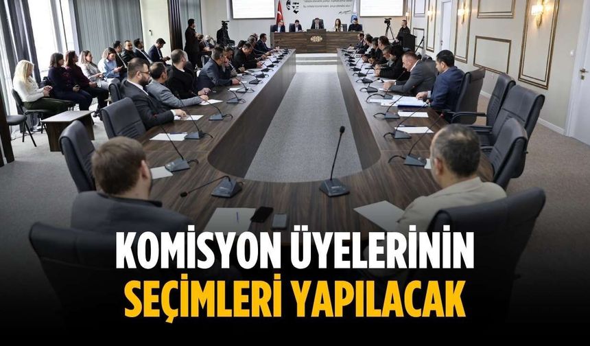 Komisyon üyelerinin seçimleri yapılacak