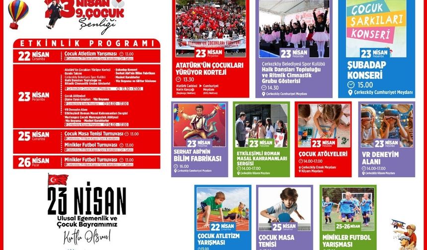 ÇERKEZKÖY BELEDİYE BAŞKANLIĞI - 23 Nisan