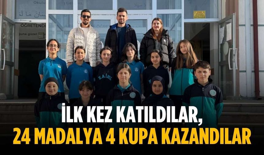 İlk kez katıldılar, 24 madalya 4 kupa kazandılar