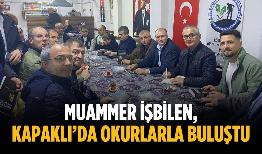 Muammer İşbilen, Kapaklı’da okurlarla buluştu