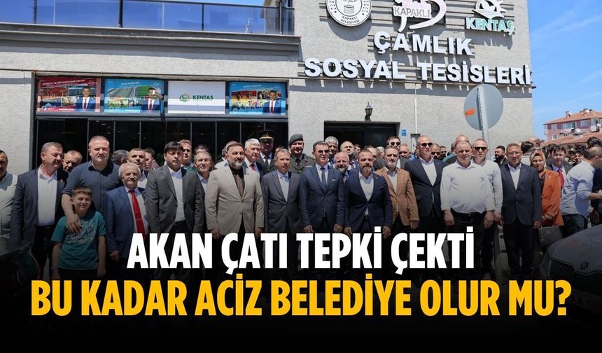 Bu kadar aciz belediye olur mu?