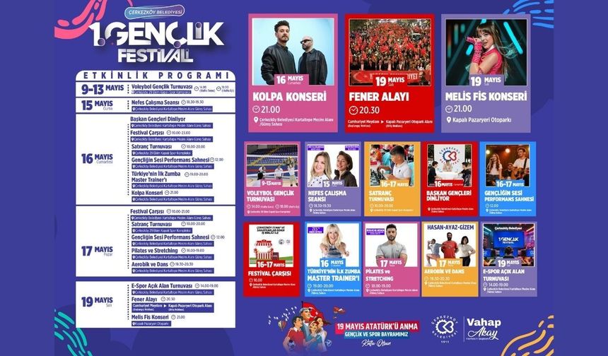 Çerkezköy 1. Gençlik Festivali