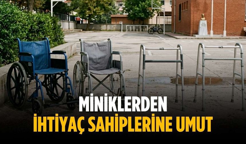 Miniklerden ihtiyaç sahiplerine umut
